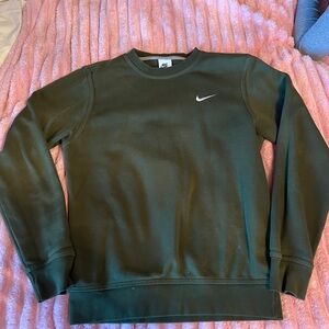 Nike Men's Olive Green Sweater